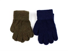 CeLaVi sea/turtle knit gloves wool/nylon (2-pack)  